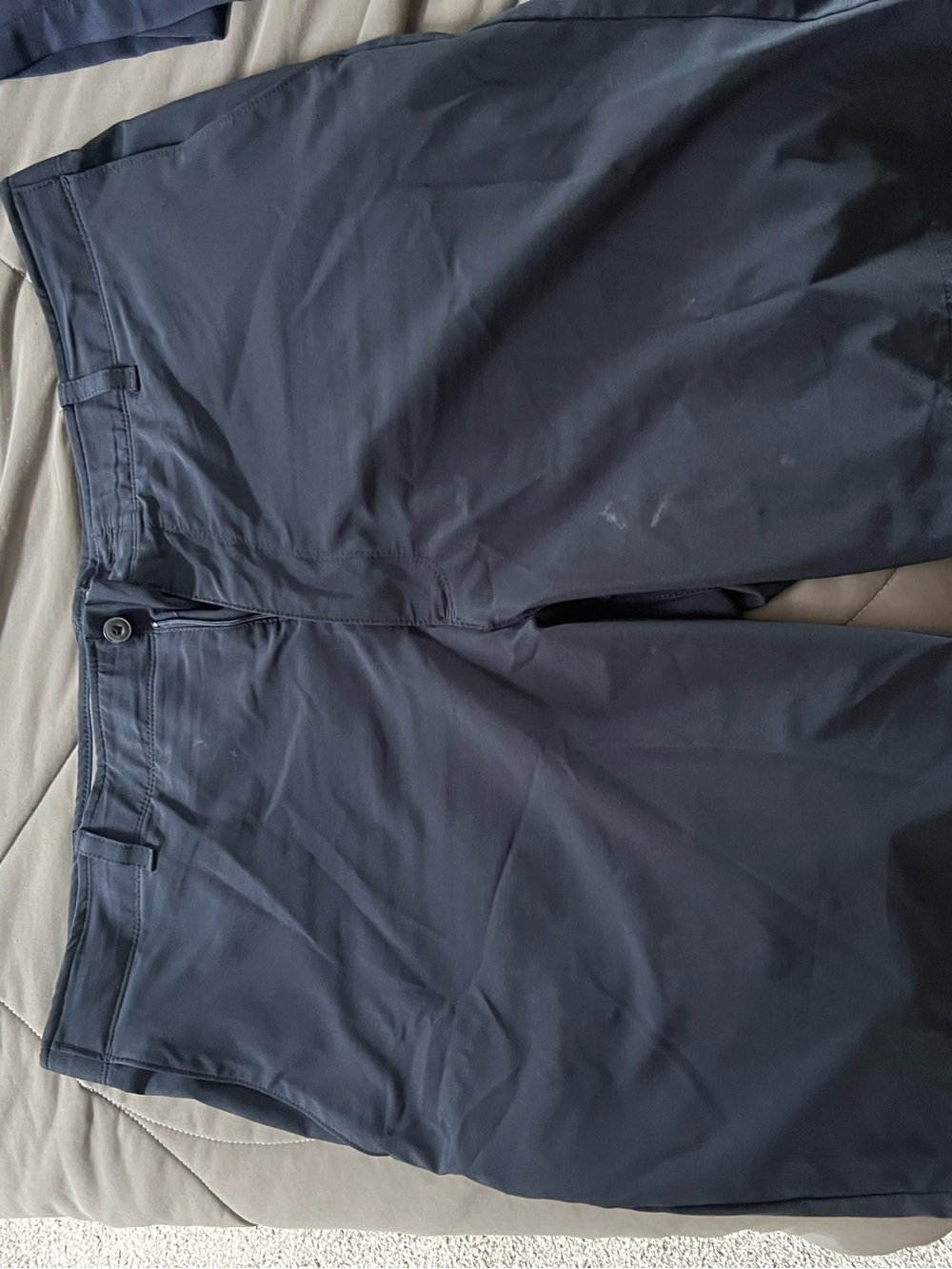 PGA Tour Men's Navy Flat-Front Performance Shorts